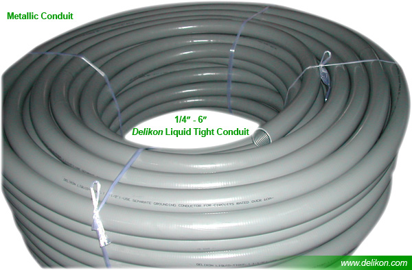 Delikon Liquid Tight Conduit has been designed to excel in many applications