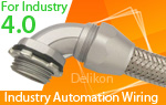 On the road to Industry 4.0 in CNC technology with Delikon Cable Protection Heavy Series Flexible Conduit systems