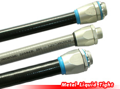 Liquid tight metal conduits