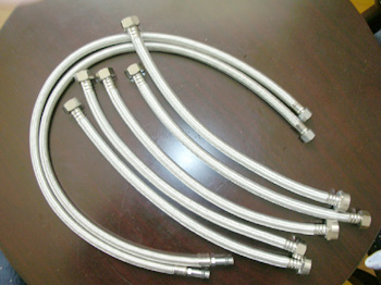 water supply flexible hose braided stainless steel tube lines braiding toxic durable drinking inner non